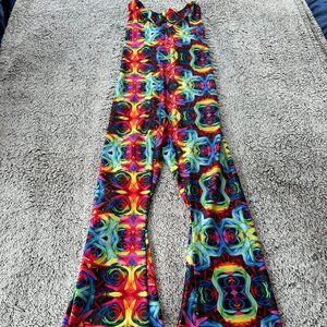 Warrior Within Tie Dye Roses Jumpsuit